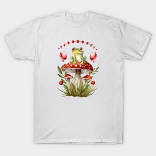 Cottagecore Crystal Frog T-Shirt